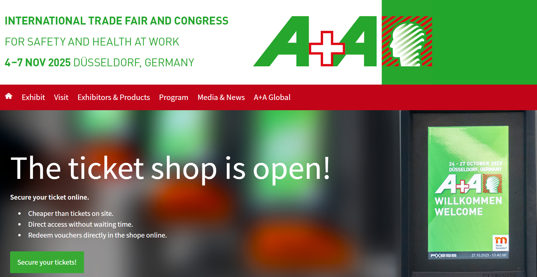 German A+A Labor Protection Exhibition German A+A Labor Protection Exhibition