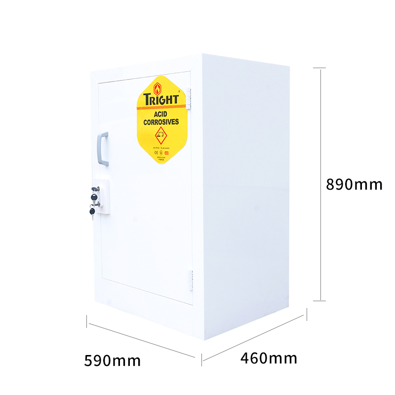 TRIGHT 12 Gallon Strong Corrosive PP Safety Cabinet