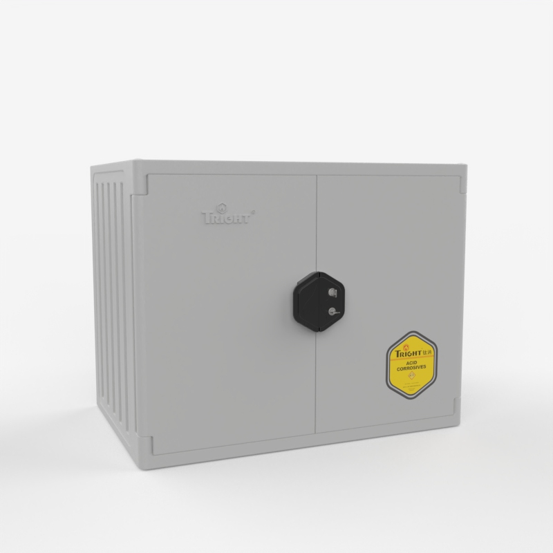 Tright PE Grey 18 Gallon Under-counter Strong Corrosive Safety Cabinet