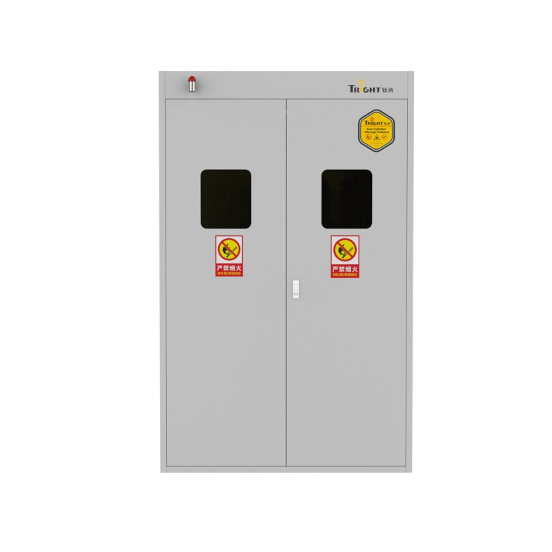 Tright Yellow Intelligent 3 Gas Cylinder Safety Cabinets