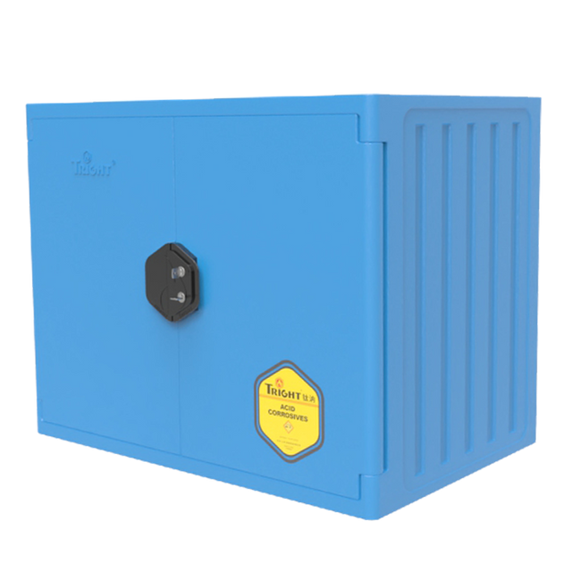 Tright PE 18 Gallon Blue Under-counter Strong Corrosive Safety Cabinet