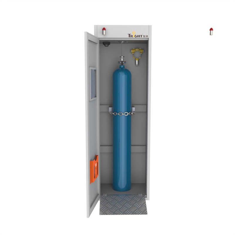Tright Yellow Intelligent 1 Gas Cylinder Safety Cabinets