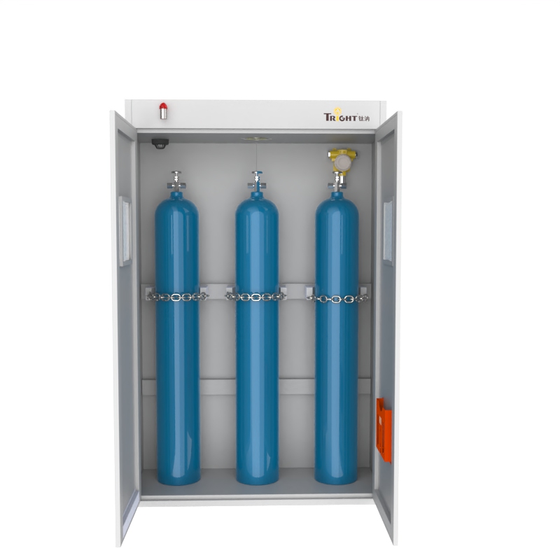 Tright Yellow Intelligent 3 Gas Cylinder Safety Cabinets