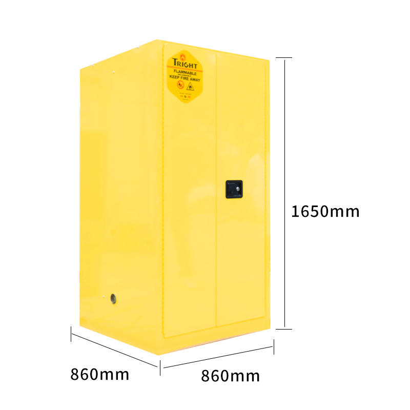 Tright Yellow 60 Gallon Flammable Safety Cabinet