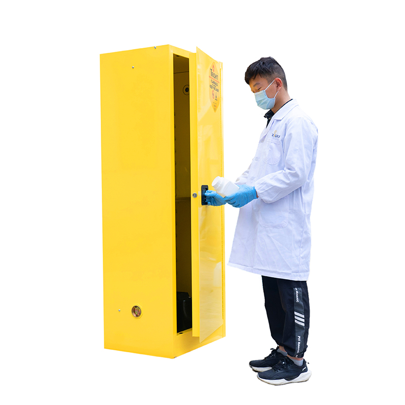 Tright Yellow 22 Gallon Flammable Safety Cabinet