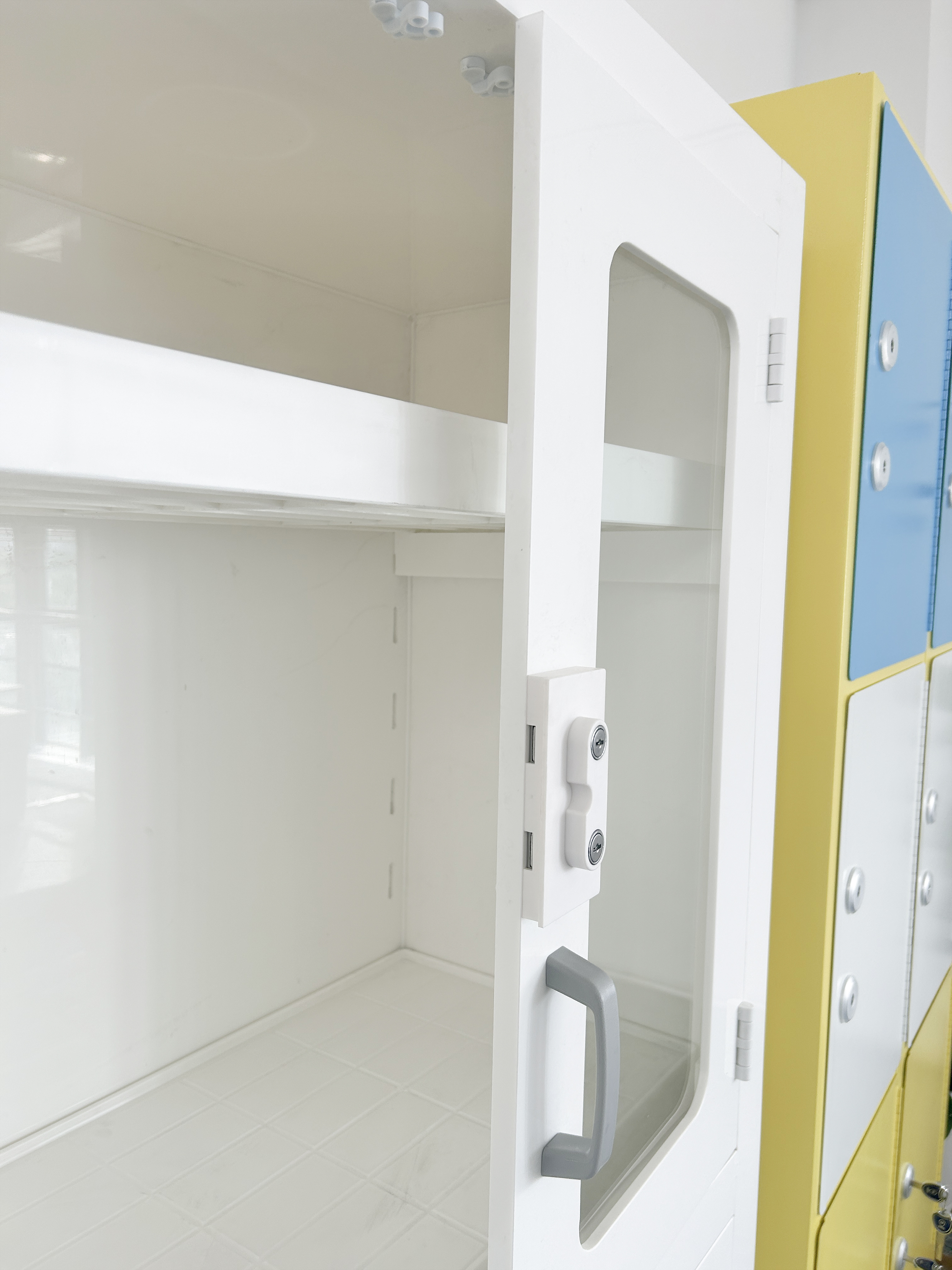 TRIGHT 45 Gallon Strong Corrosive PP Safety Cabinet with Glass Window