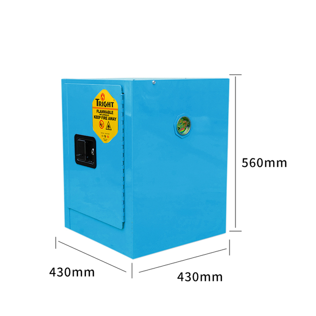 Tright Blue 4 Gallon Corrosive Safety Cabinet