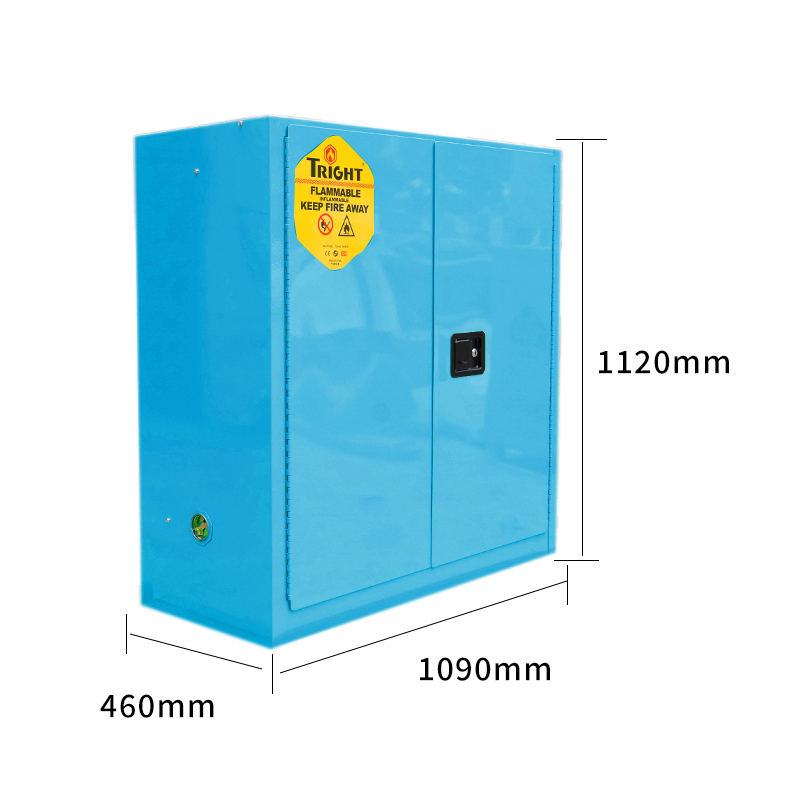 Tright Blue 30 Gallon Corrosive Safety Cabinet