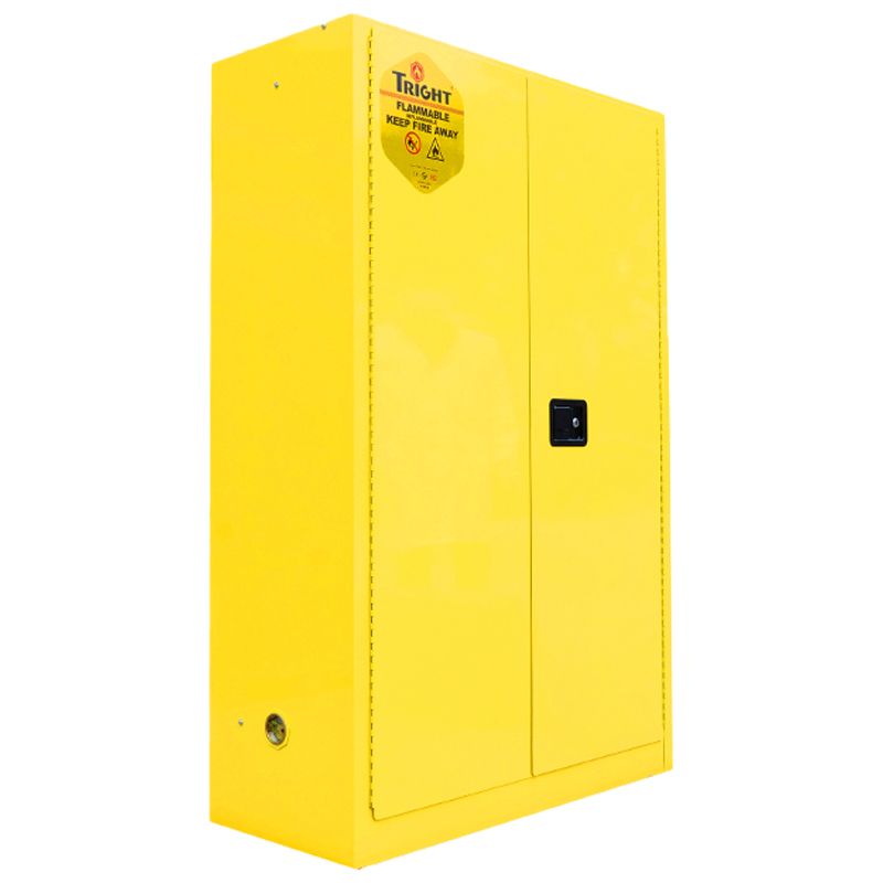Tright Yellow 45 Gallon Flammable Safety Cabinet
