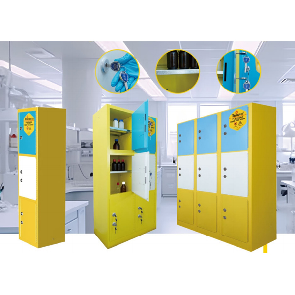 Tright yellow 15 gallon combination safety cabinet