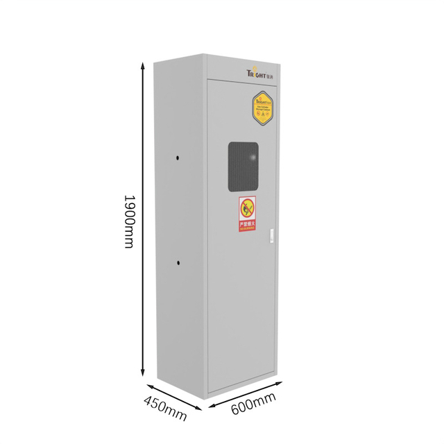 Tright Yellow Intelligent 1 Gas Cylinder Safety Cabinets