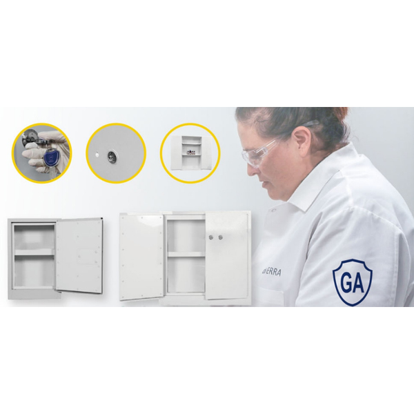 Tright White 12 gallon toxic safety cabinet