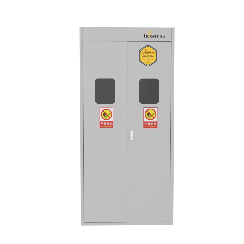 Tright Yellow Intelligent 2 Gas Cylinder Safety Cabinets