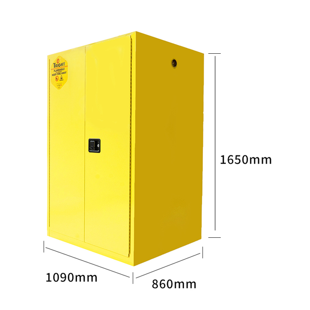 Tright Yellow 90 Gallon Flammable Safety Cabinet