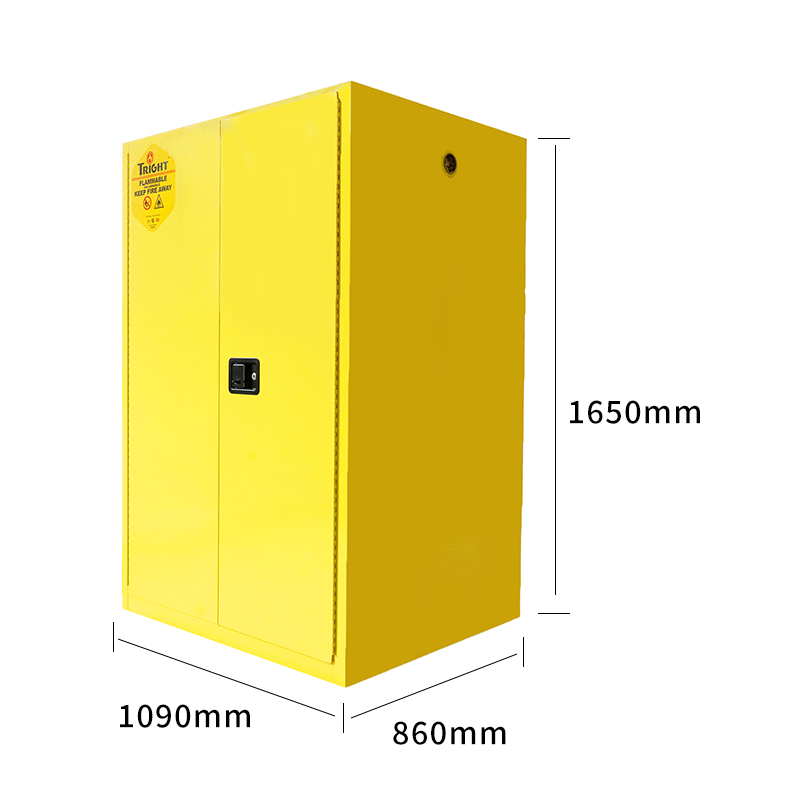 Tright Yellow 90 Gallon Flammable Safety Cabinet