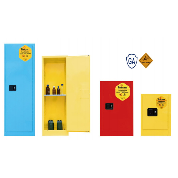 Tright Red 4 gallon combustible safety cabinet