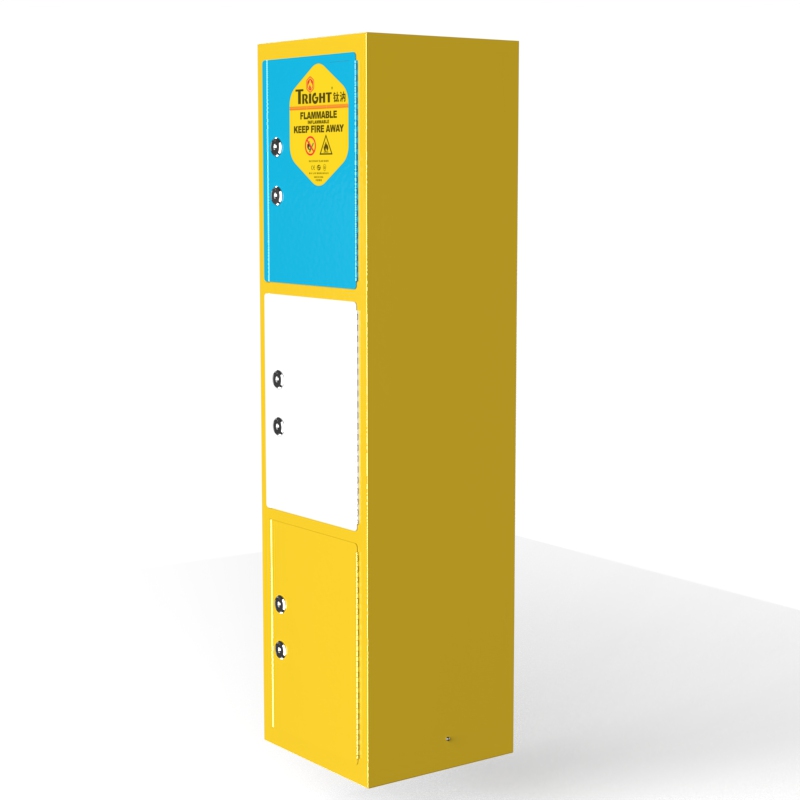 Tright Yellow 15 Gallon Combination Safety Cabinet