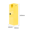 Tright Yellow 22 Gallon Flammable Safety Cabinet